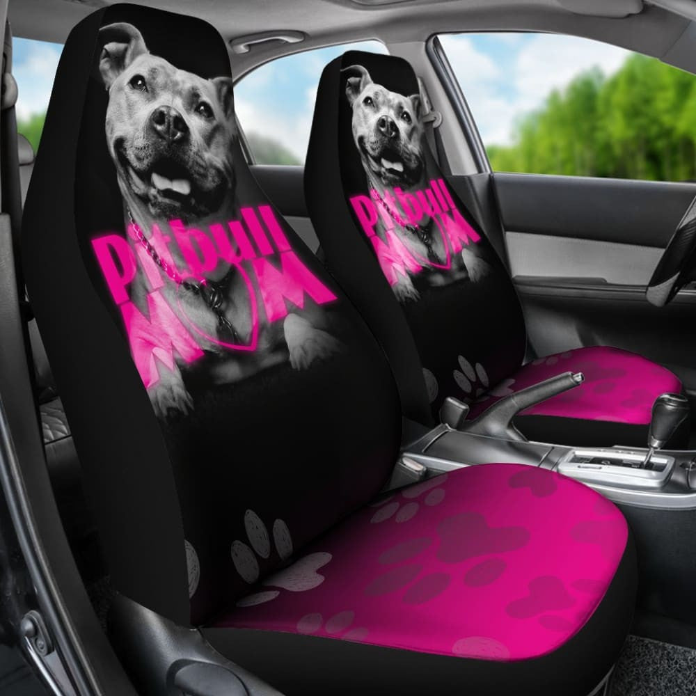 Pit Bull Mom Car Seat Covers