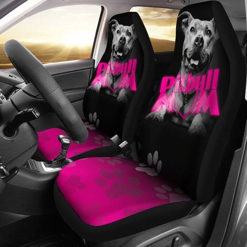 Pit Bull Mom Car Seat Covers