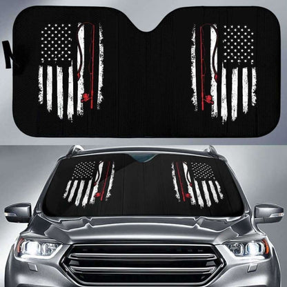 Fishing Flag Auto Sun Car Shades