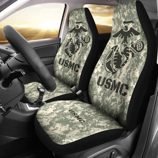 United States Marine Corp Car Seat Covers