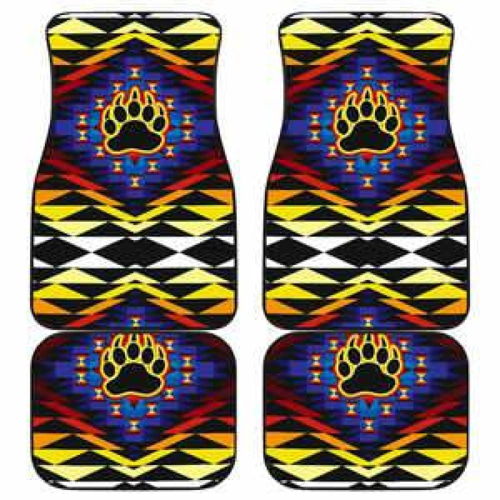 Sunset Bearpaw Car Floor Mats
