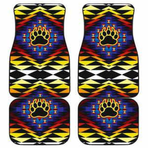 Sunset Bearpaw Car Floor Mats