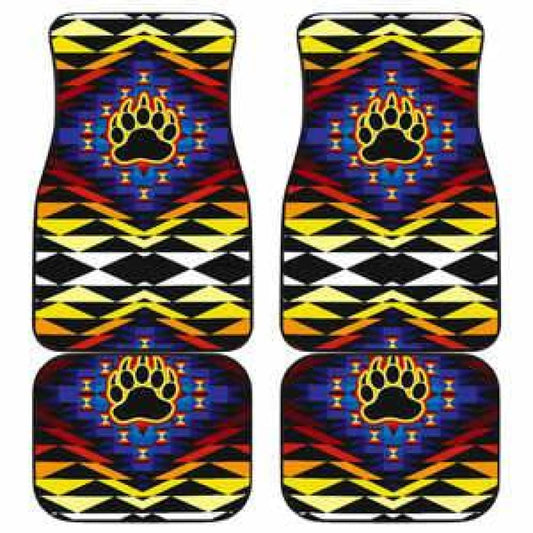 Sunset Bearpaw Car Floor Mats