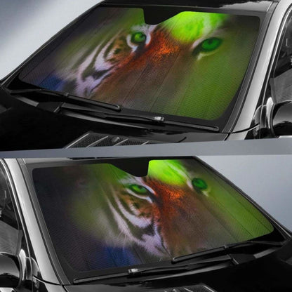 Tiger Hd Car Sun Shade