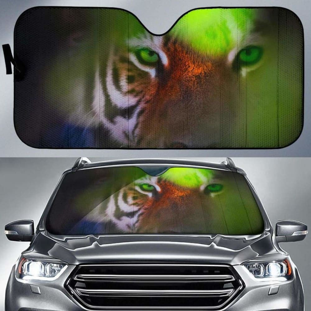 Tiger Hd Car Sun Shade