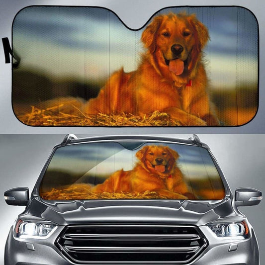 Golden Retriever Auto Sun Shade Dog Lover