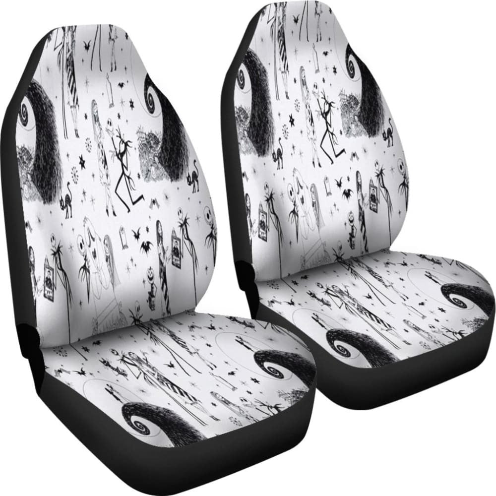Car Seat Covers Jack Skellington