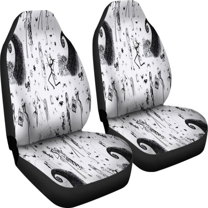 Car Seat Covers Jack Skellington