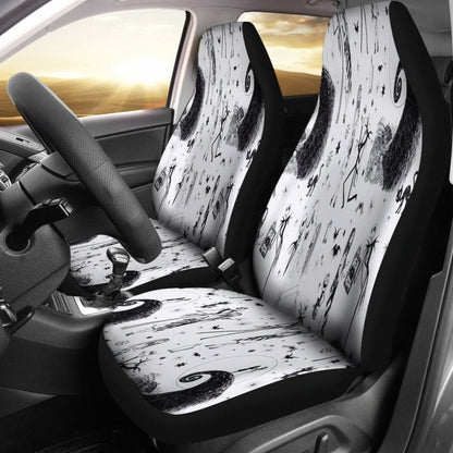 Car Seat Covers Jack Skellington