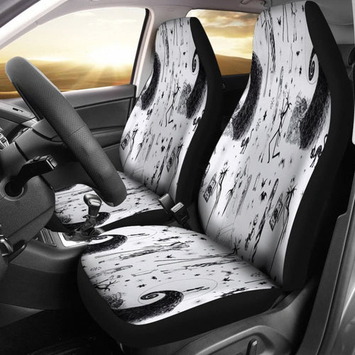 Car Seat Covers Jack Skellington