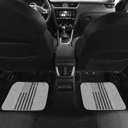 New Black American Flag Car Floor Mats Full Set