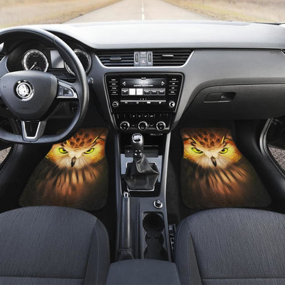 Owl Angry Face Wild Animal Car Floor Mats