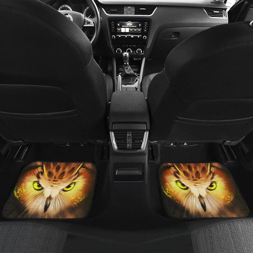 Owl Angry Face Wild Animal Car Floor Mats