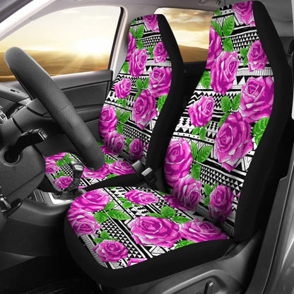 Floral Car Seat Covers Modern Boho Aztec