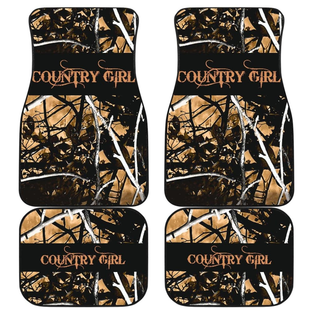 Outshine Camouflage Country Girl Car Floor Mats