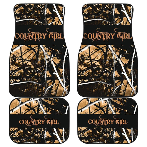 Outshine Camouflage Country Girl Car Floor Mats