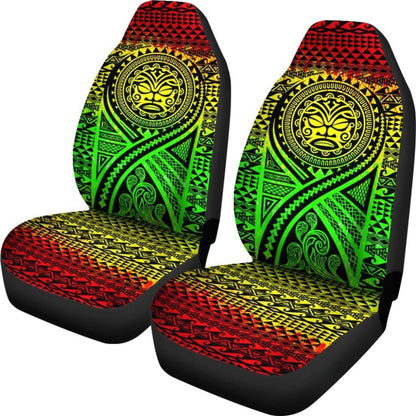 Hawaii Tribal Tiki Sun God Car Seat Covers