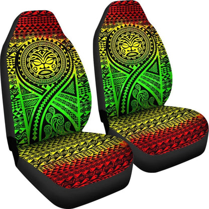Hawaii Tribal Tiki Sun God Car Seat Covers