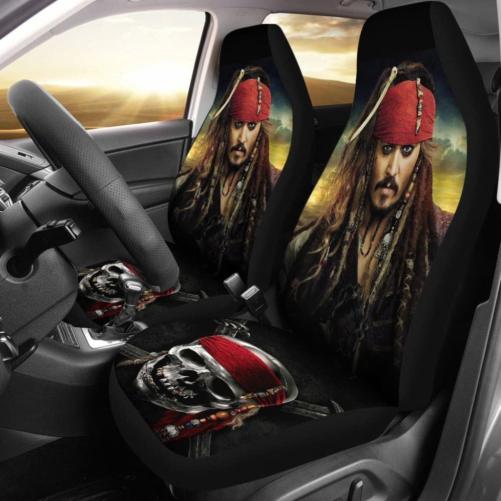 Pirates Of The Caribbean Jack Sparrow Car Seat Covers