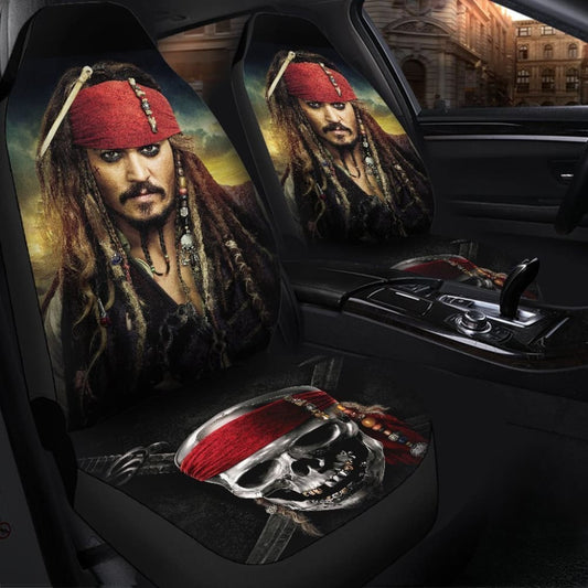 Pirates Of The Caribbean Jack Sparrow Car Seat Covers