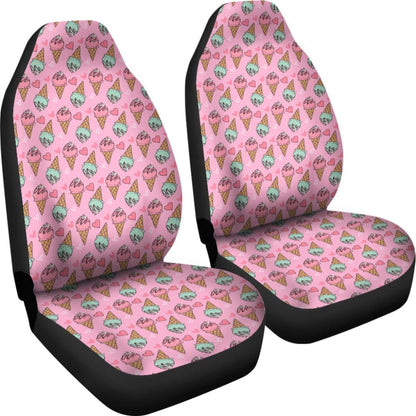 Cute Ice Cream Pattern Car Seat Covers