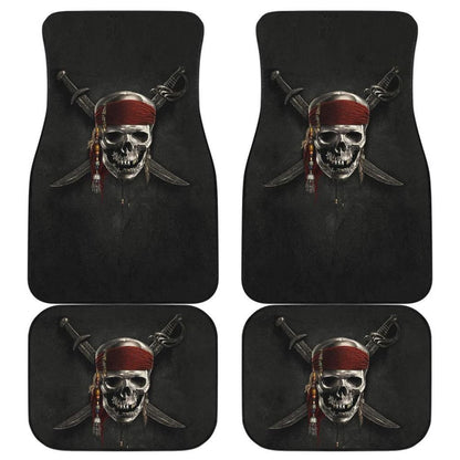 Jack Sparrow Skull Pirates Of The Caribbean Car Floor Mats