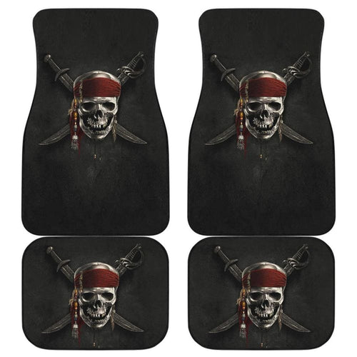 Jack Sparrow Skull Pirates Of The Caribbean Car Floor Mats