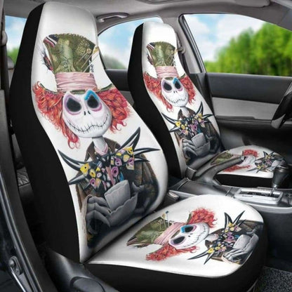 Jack Skellington Mad Hatter Car Seat Covers Amazing