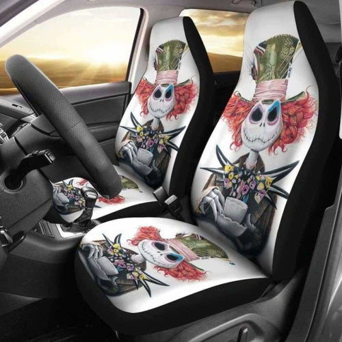 Jack Skellington Mad Hatter Car Seat Covers Amazing