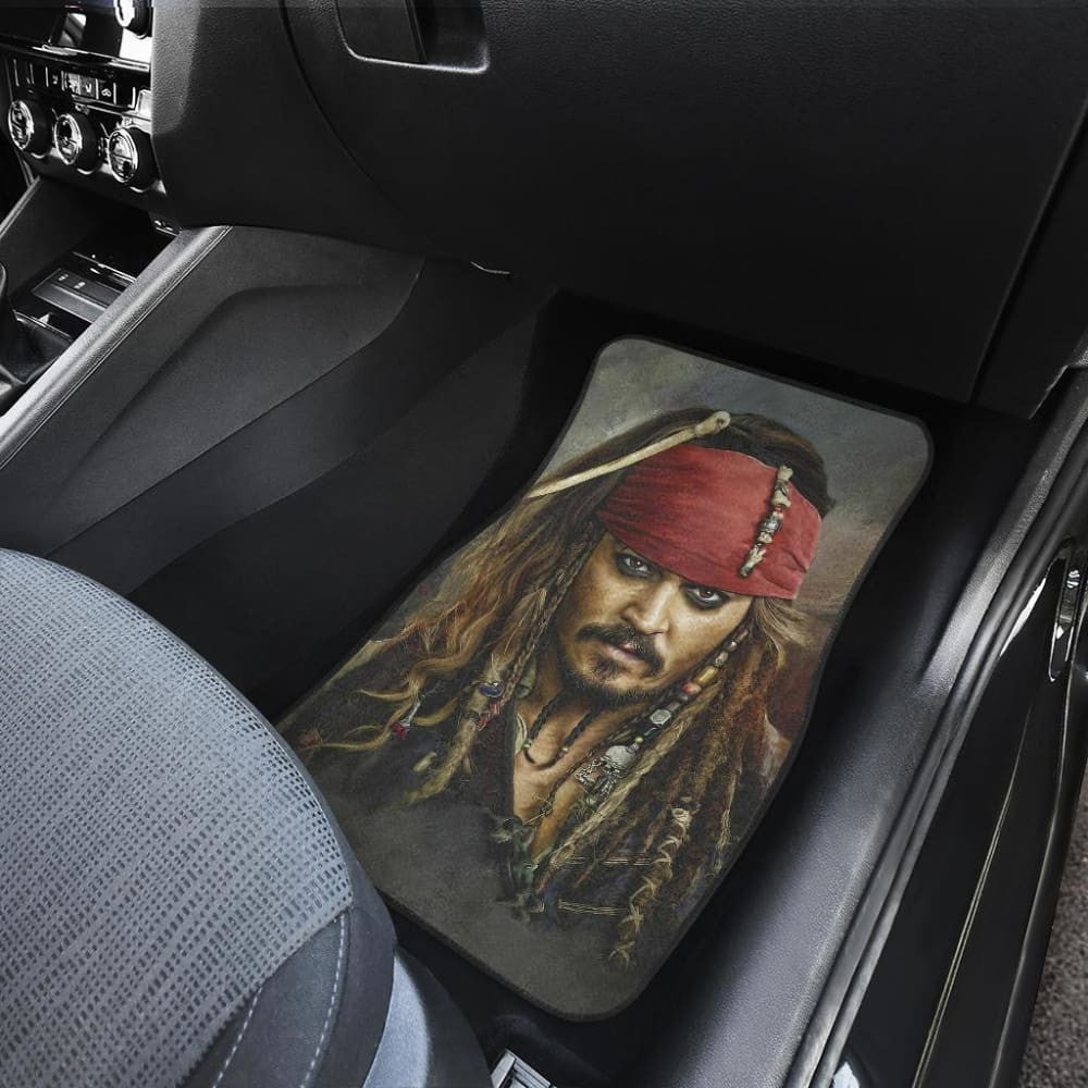 Jack Sparrow Art Pirates Of The Caribbean Car Floor Mats