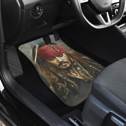 Jack Sparrow Art Pirates Of The Caribbean Car Floor Mats