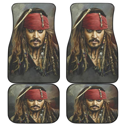 Jack Sparrow Art Pirates Of The Caribbean Car Floor Mats
