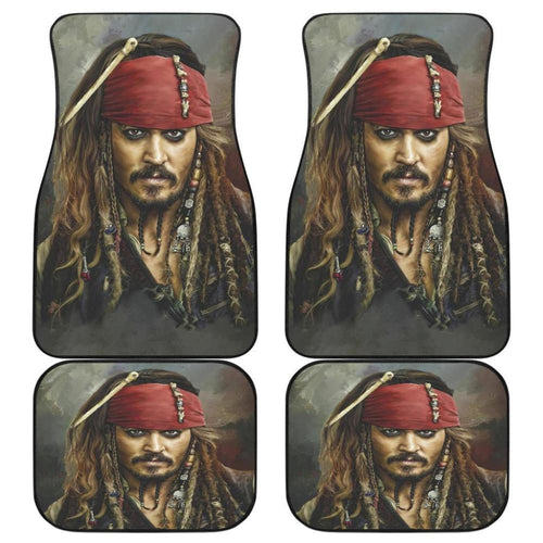 Jack Sparrow Art Pirates Of The Caribbean Car Floor Mats