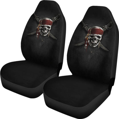Jack Sparrow Skull Pirates Of The Caribbean Car Seat Covers