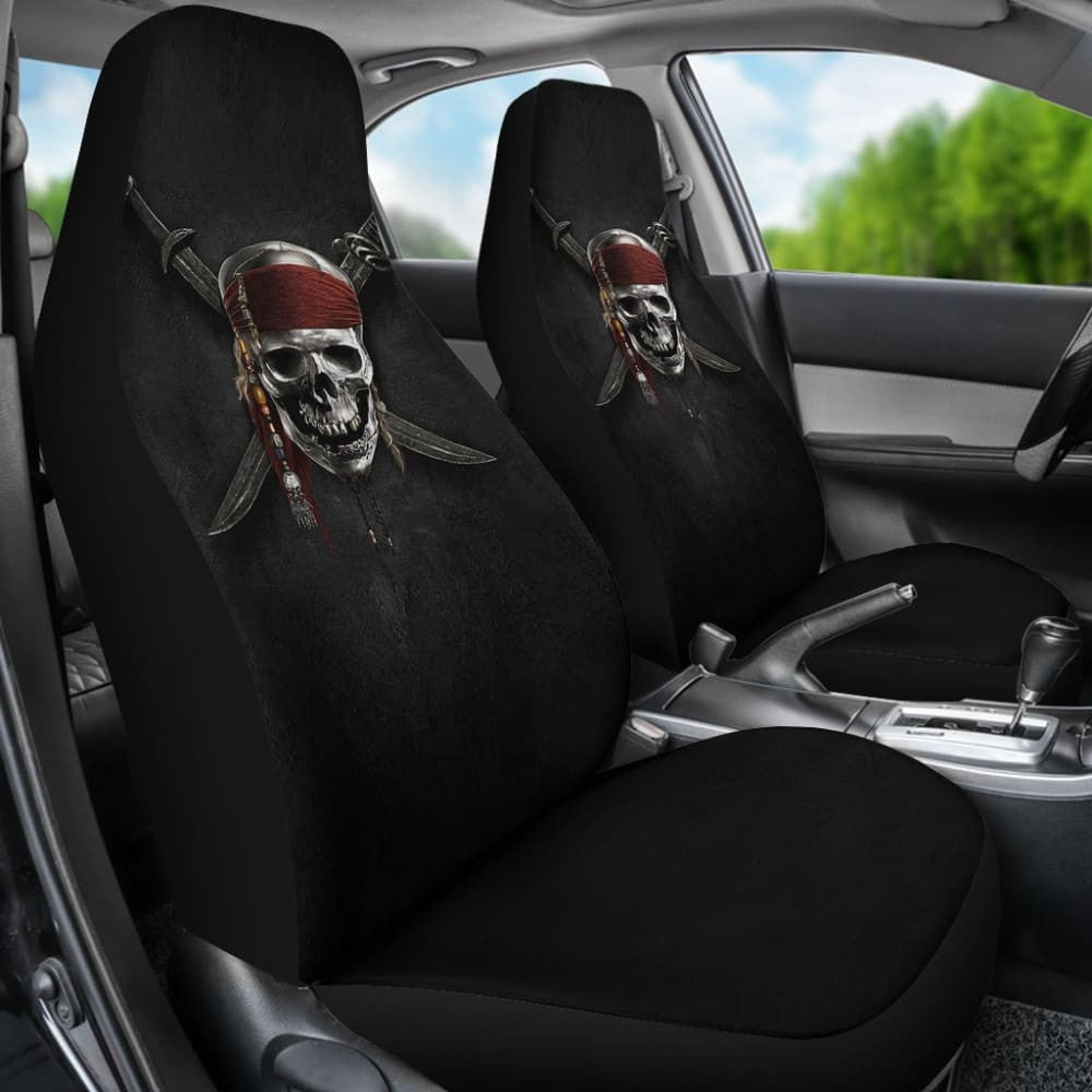 Jack Sparrow Skull Pirates Of The Caribbean Car Seat Covers