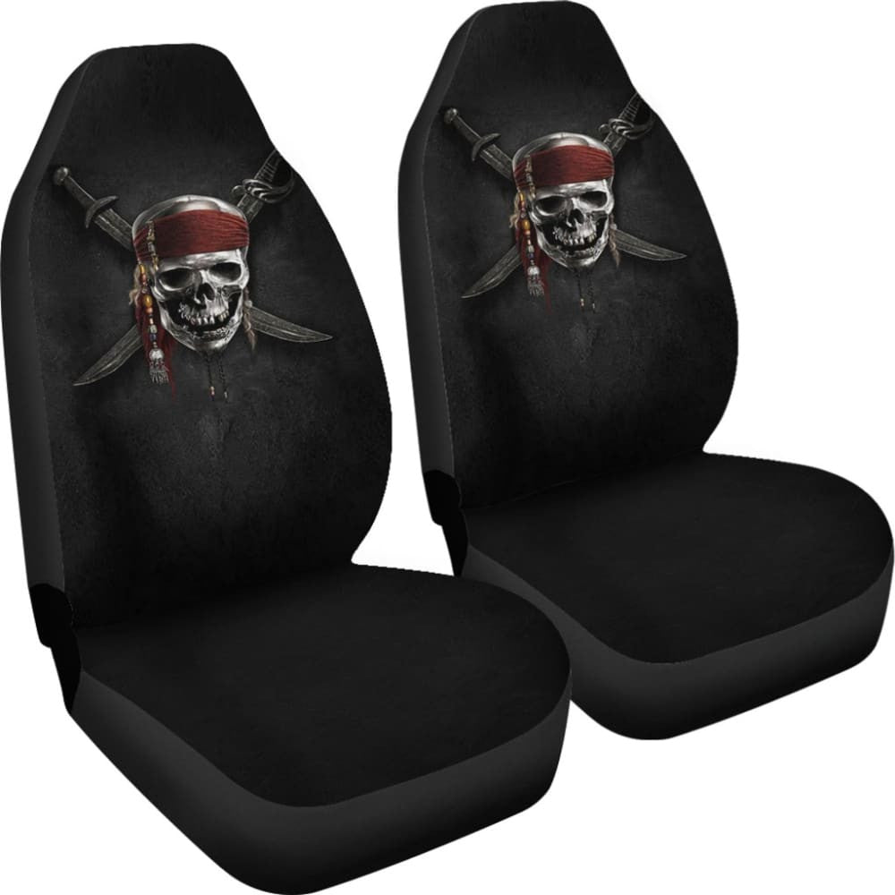 Jack Sparrow Skull Pirates Of The Caribbean Car Seat Covers