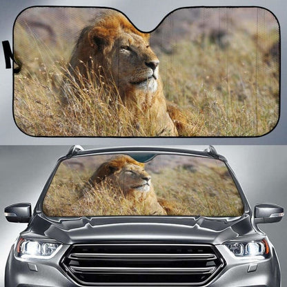 African Lion HdK Car Sun Shade
