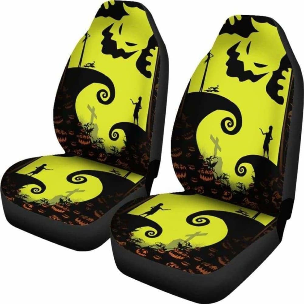 Jack Sally Oogie Boogie Silhouette Car Seat Covers Amazing