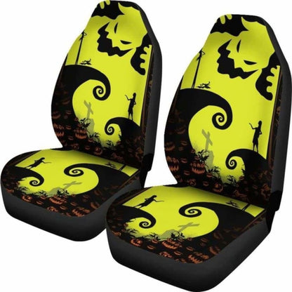 Jack Sally Oogie Boogie Silhouette Car Seat Covers Amazing