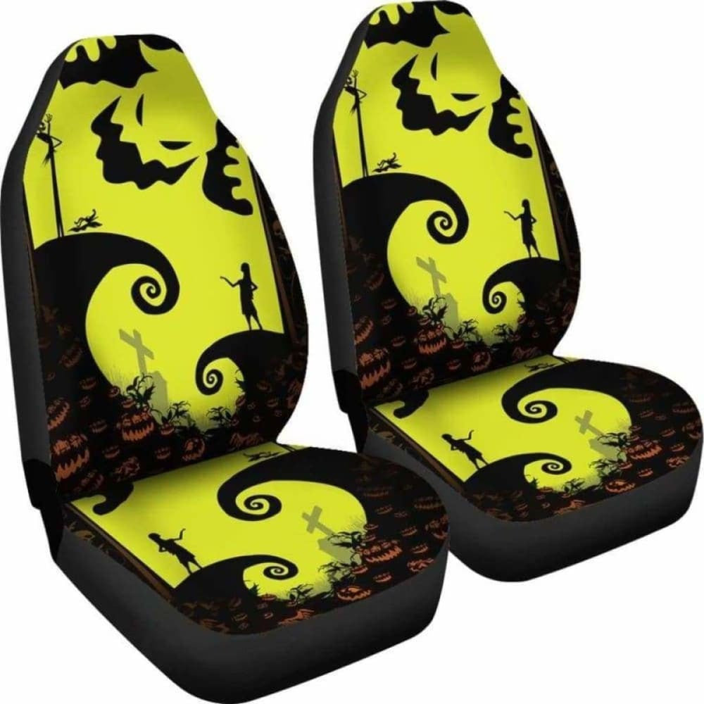 Jack Sally Oogie Boogie Silhouette Car Seat Covers Amazing
