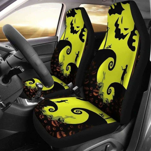 Jack Sally Oogie Boogie Silhouette Car Seat Covers Amazing