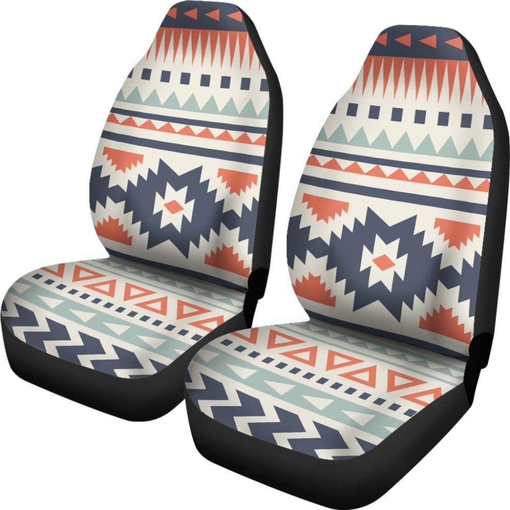 Colorful Aztec Design Car Seat Covers