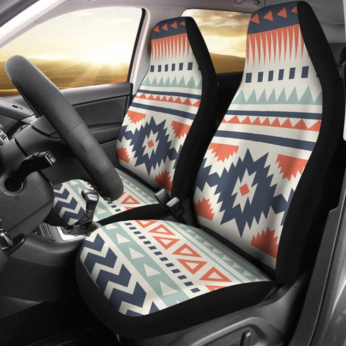 Colorful Aztec Design Car Seat Covers
