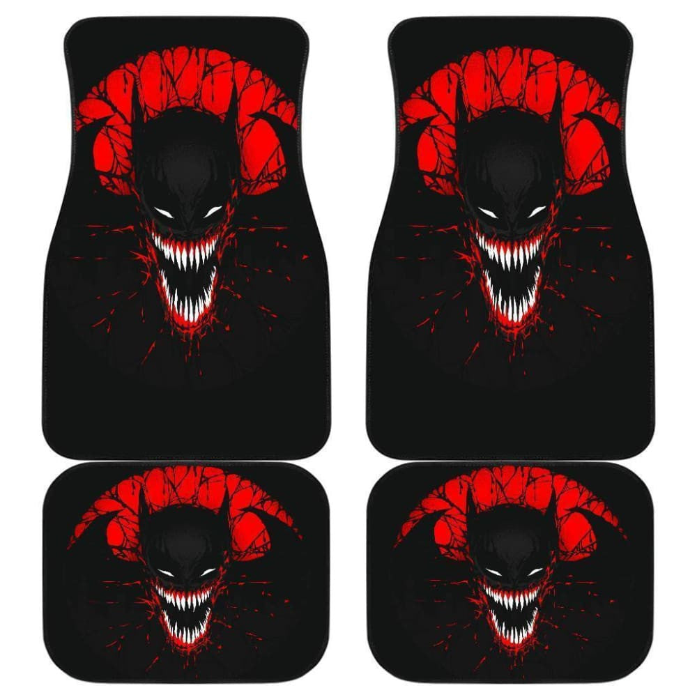 Batman Venom Creepy In Black Theme Car Floor Mats