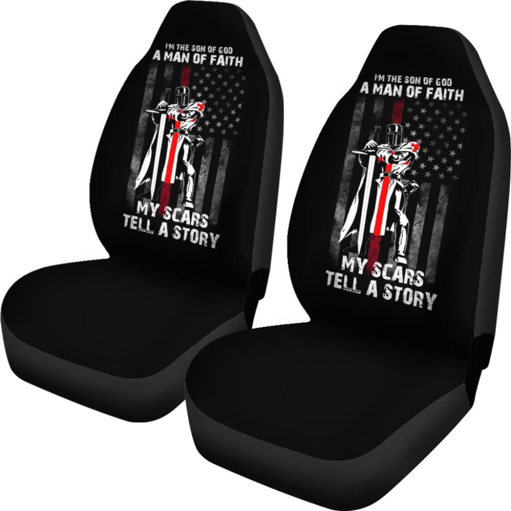 Son Of God My Scars Tell A Story Car Seat Covers