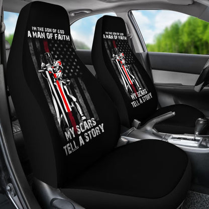 Son Of God My Scars Tell A Story Car Seat Covers