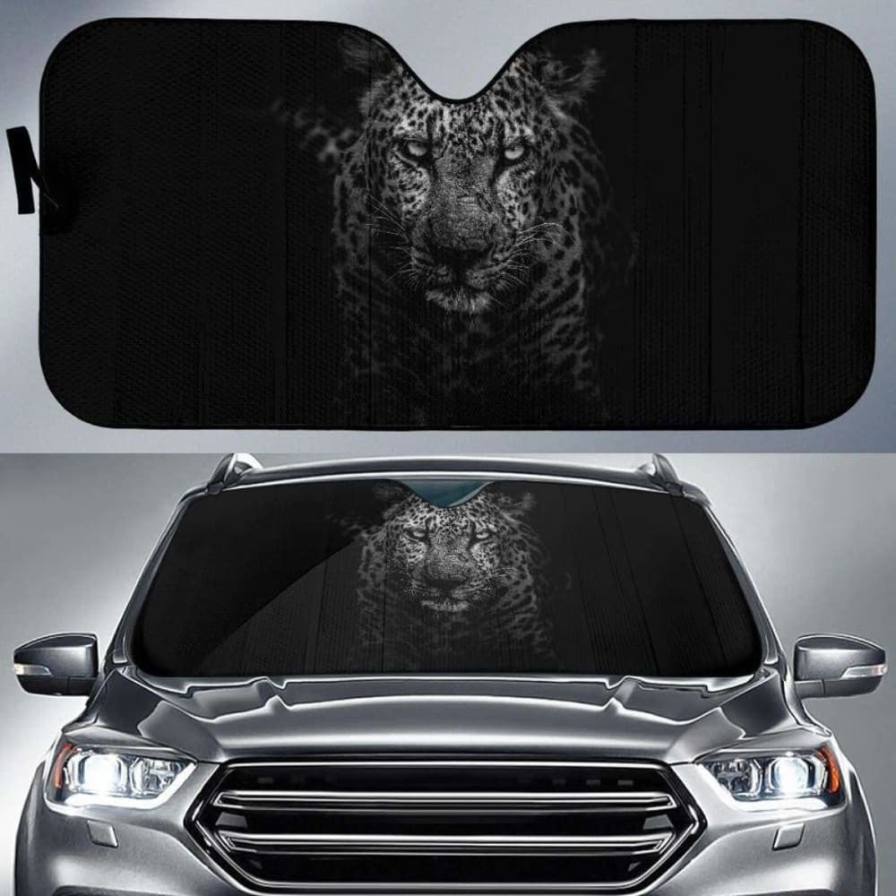 Leopard Dark Kruger National ParkK Car Sun Shade