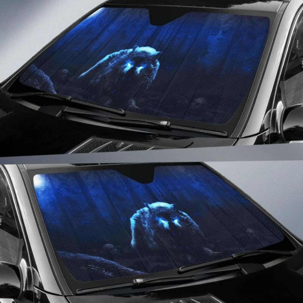Wolf Forest Nightmare HdK Car Sun Shade