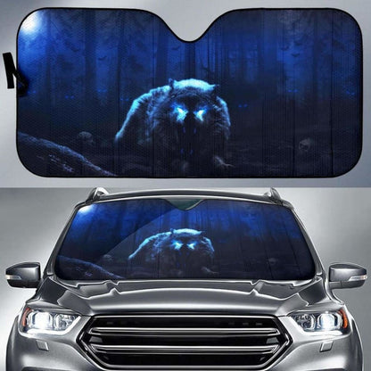 Wolf Forest Nightmare HdK Car Sun Shade