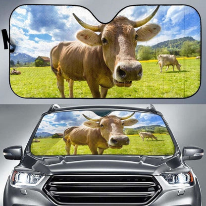 Auto Sun Shades  - Cow